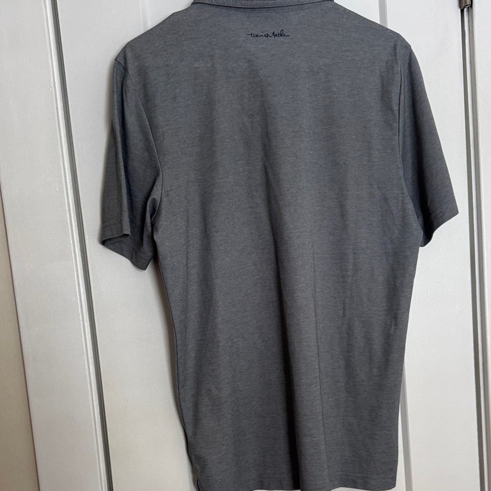 Travis Mathew Dark Gray Polo Shirt - Picture 9 of 13